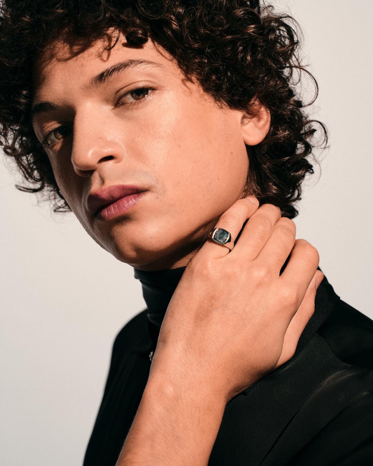 Kay Ring Larvikite | Tom Wood | Herre | Retro Kay Ring Larvikite | Tom Wood | Herre | Retro